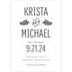 Frond Flourish Save the Date Cards Image 1 of 4